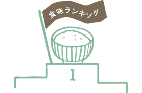 食味ランキングが「いちばん」メインイメージ